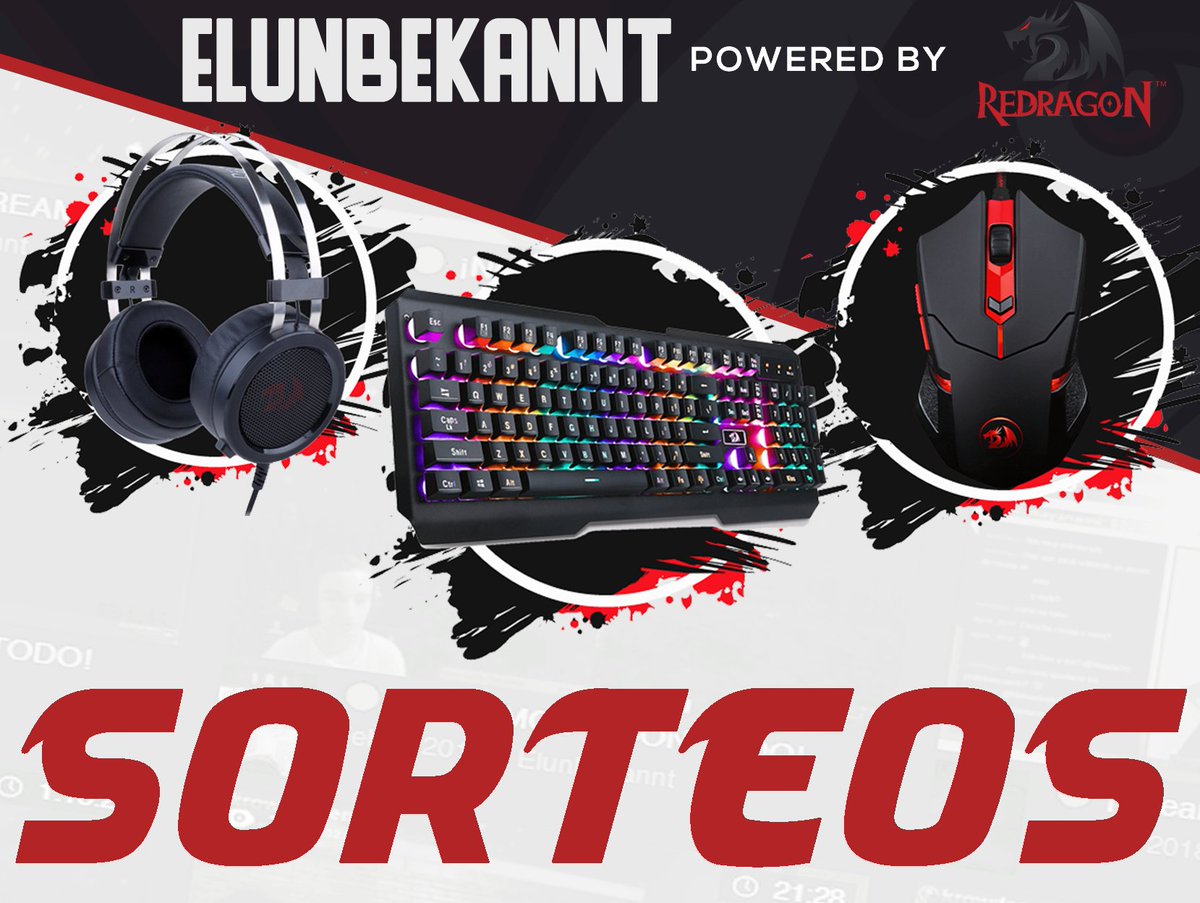 Elunbekannt_'s tweet photo. 🔥 SORTEO REDRAGON🔥       
TECLADO, MOUSE Y AURICULARES

🔄 RT
✅ Follow @EmilioLopezOK 
✅ Follow @RedragonAR 

INGRESAR A ESTOS LINKS
👉🏿 SORTEO FOLLOWERS: https://t.co/vDSjxD75BY
👉🏿 SORTEO SUBS:  https://t.co/7LCyxAJq0z

*SORTEO VALIDO SOLO PARA ARGENTINA!* https://t.co/ZgZD0437NS