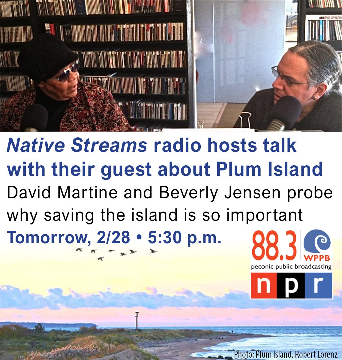 SavePlumIsland's tweet photo. Live stream tomorrow at 5:30 p.m. to learn why Plum Island must be saved!  https://t.co/cxOS42BHRY
#SavePlumIslandNY https://t.co/1dvLmmnYTM