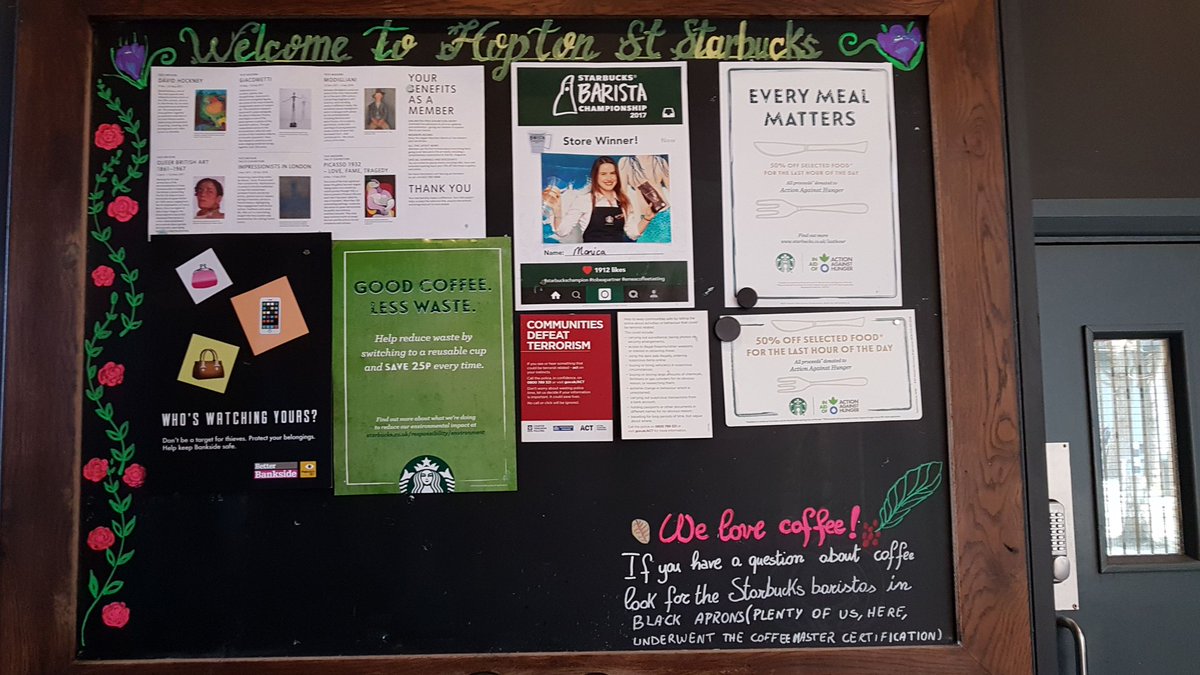 SbuxHopton's tweet photo. Very pleased with the new board in store. Hope spring is going to come soon.. https://t.co/lfRuQt2aoJ