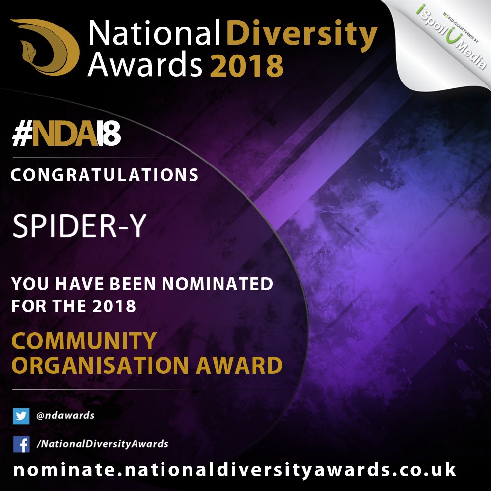 SPIDERY2's tweet photo. We have been nominated for a @ndawards to celebrate @leedsspiders
10th Year! 

#WheelchairSports #WheelchairBasketball #WheelchairRugbyLeague 

@WheelchairRL @BritWheelBBall @leedsrhinos @LeedsNews @WYSdaily https://t.co/74sJtVdlsz