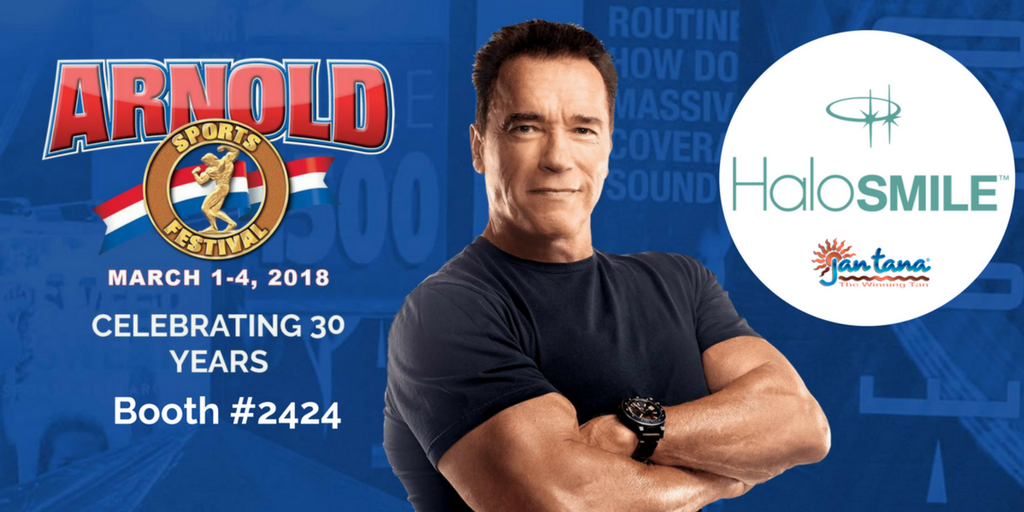 halosmile_'s tweet photo. We’re launching #HaloSmile at the @ArnoldSports! Get $10 off your first kit: https://t.co/K374GouKJt Use code: ARNOLD #ASF2018 #teethwhitening https://t.co/3H1gQBhk4B