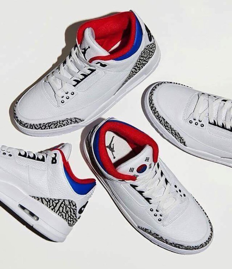 jordan retro 3 korea