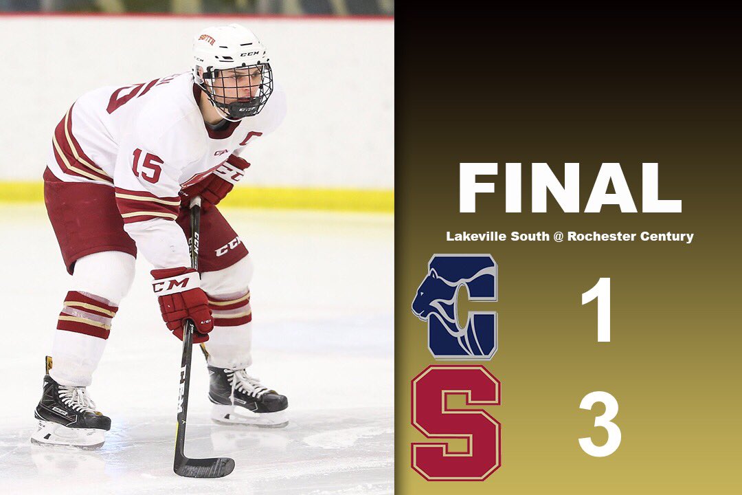 Final score from the Rochester Rec Center, South 3 Century 1.