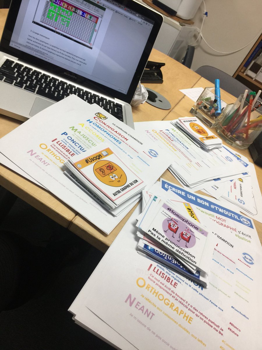 L_O_D_Y_44's tweet photo. Préparation pour expliquer aux collègues comment faire une Twictée! Ça me manque tellement! Soon soon nous aurons notre première Twictee entre nos 3 classes de CE2 !!!! Youpiiii @CafeTwictee @TwicteeOfficiel @CE2BleuBerkeley https://t.co/0UhtQ095MQ