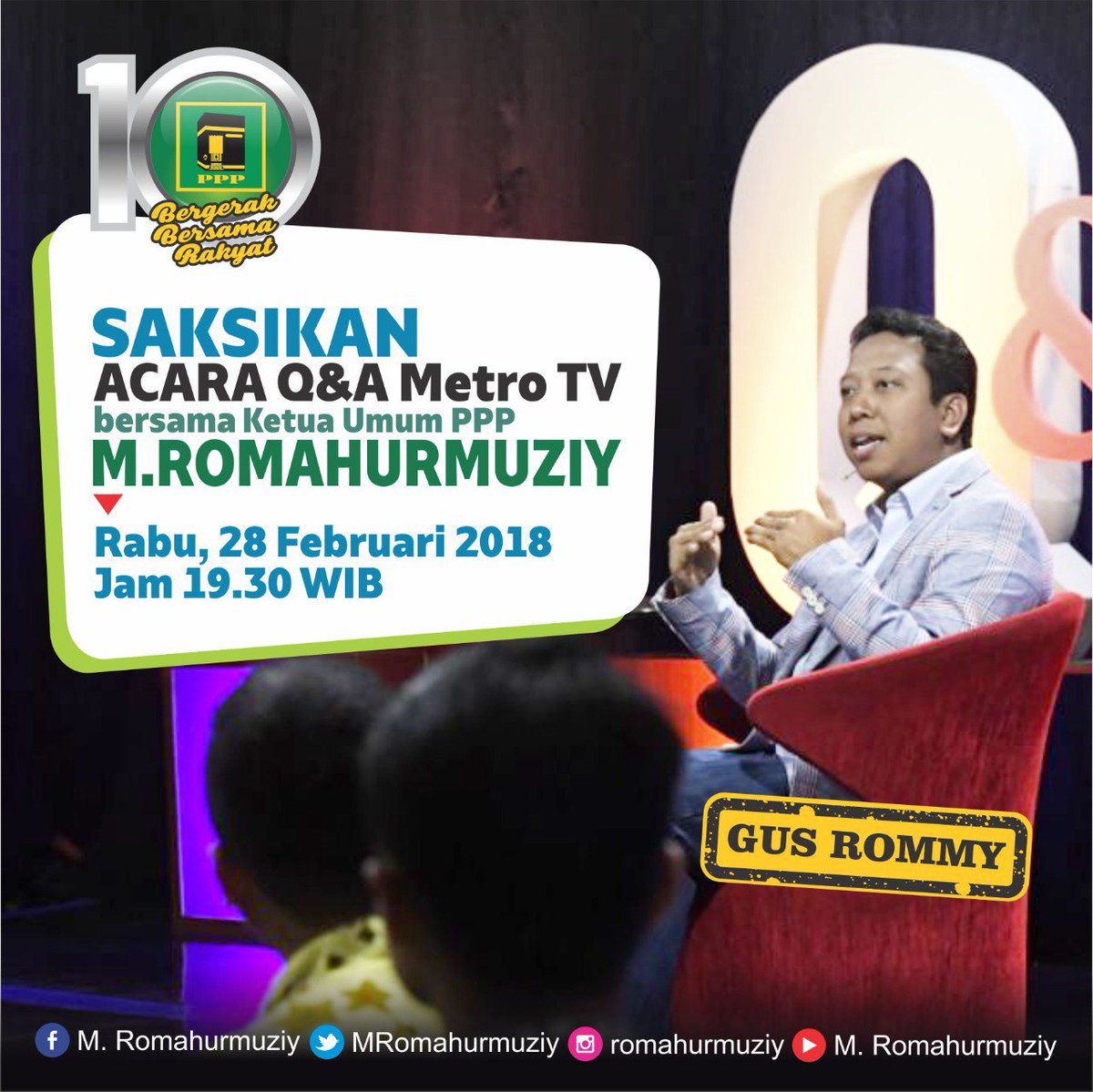 P3banten's tweet photo. Luangkan waktu untuk ini ya all. PPP Juara.... PPP Nomor 1, Takbir... Allahu Akhbar...!!! https://t.co/mvEHf1YCFE