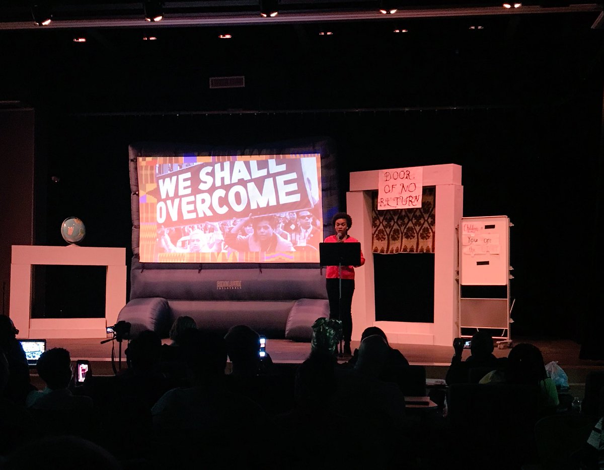 ManorNewTech's tweet photo. True and authentic PBL with @Ti10Conner. Students turned their poetic monologues of African culture into a full production. #PBLisLife #OurHouse #FortheCulture https://t.co/icZ12kYLTt