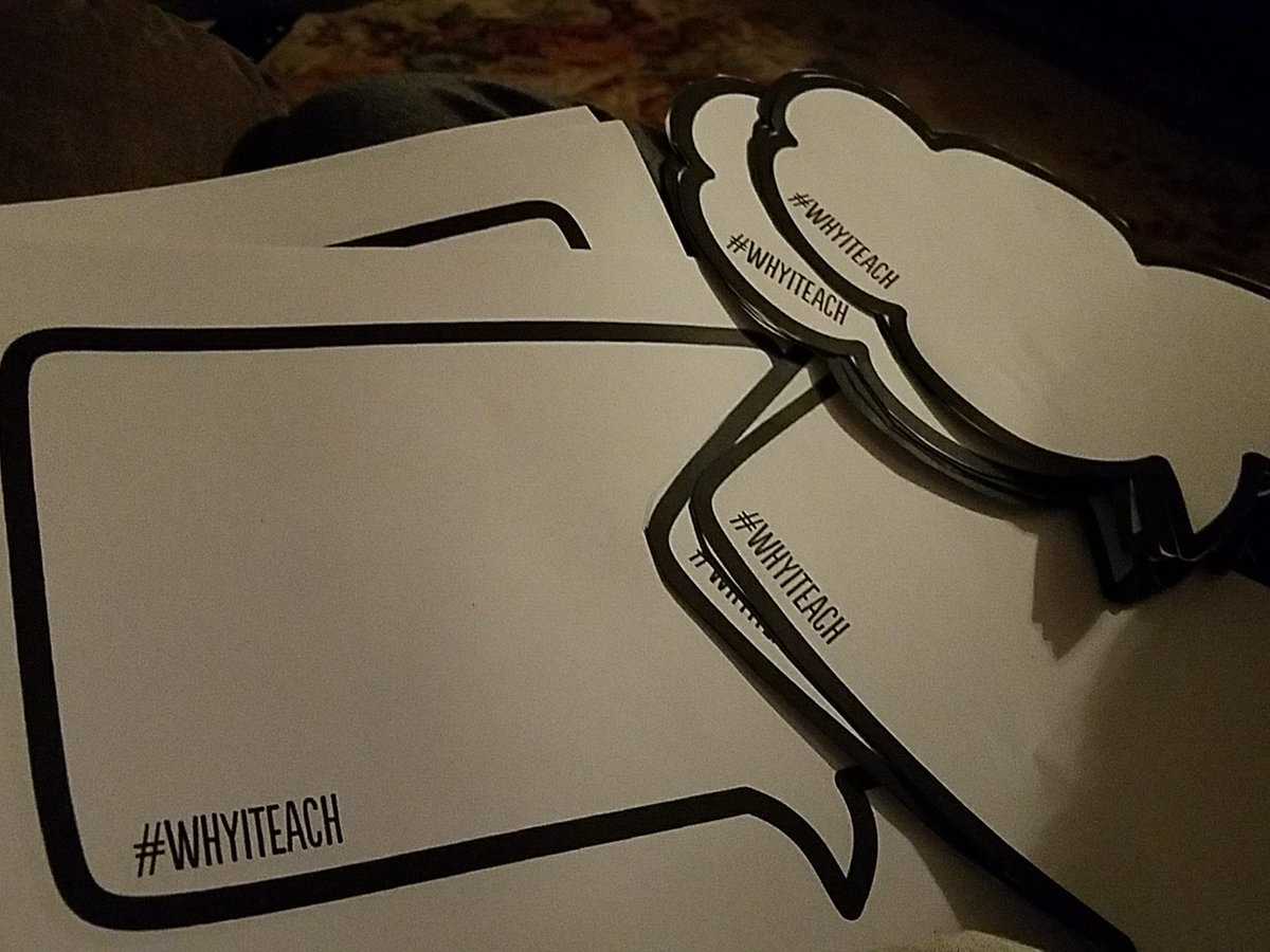 Getting things ready to start a #whyiteach wall at school. <a href="/ECET2MS/">Mississippi Teacher Leaders Network</a> <a href="/teacher2teacher/">Teacher2Teacher</a>