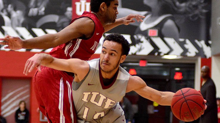 Men's Basketball: #2 IU East 79, #13 IU Southeast 75
 - iueredwolves.com/article/4800