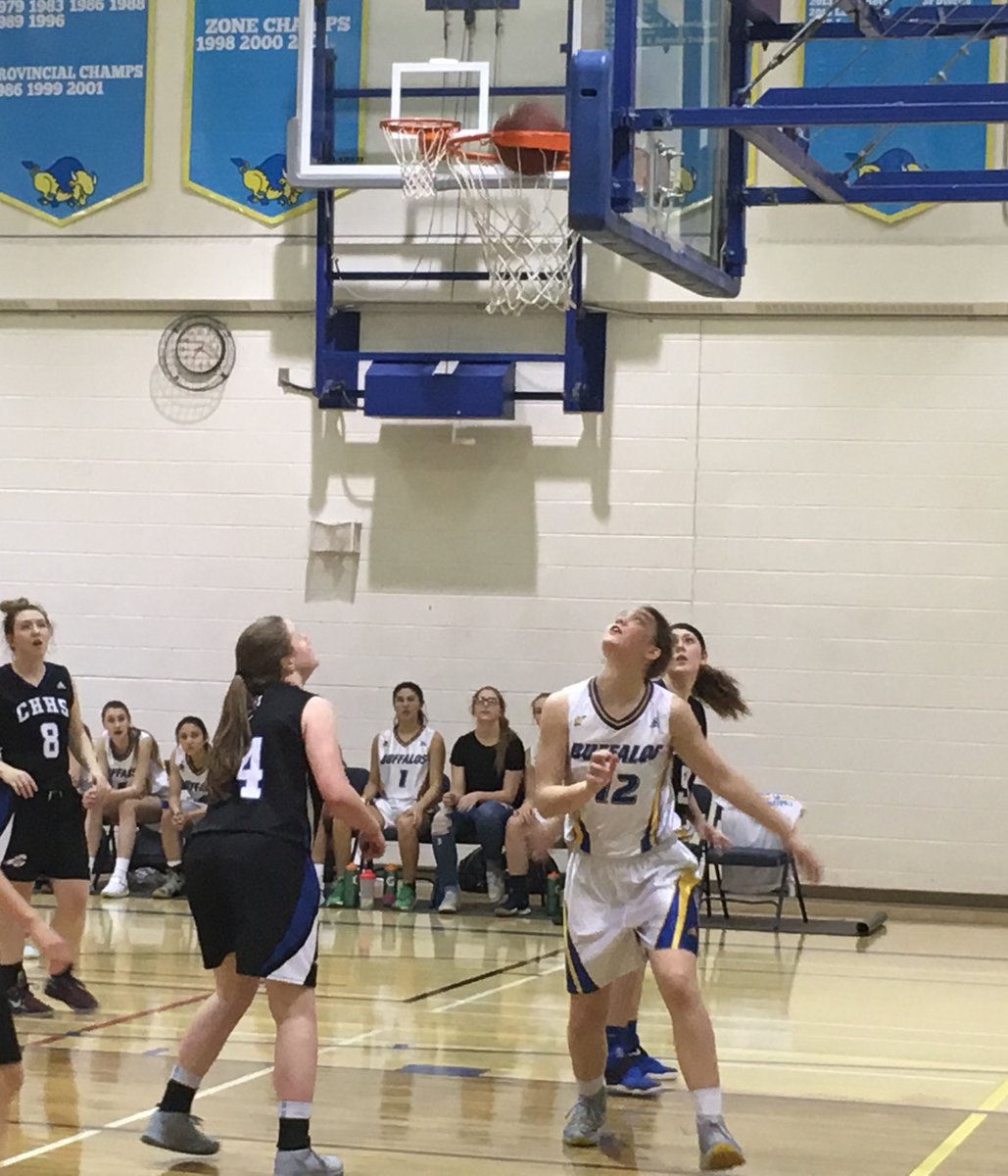 <a href="/BrooksCompHS/">BCHS</a> Lady Buffs vs Crescent Heights in senior Bball action tonight.