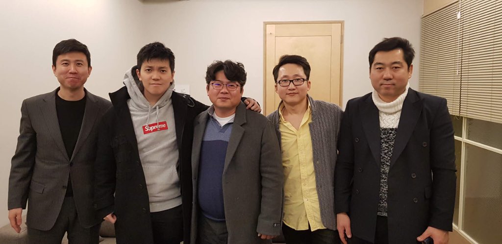 jimmy_bccap's tweet photo. Nice meeting with #Monsta #Ricco and #GUS in Korea. These people are running one of the biggest crypto communities in Korea. #IOST will work together with them on Korean community building and offline meet-ups. $iost #IOSToken https://t.co/0beJ8PA7Ln