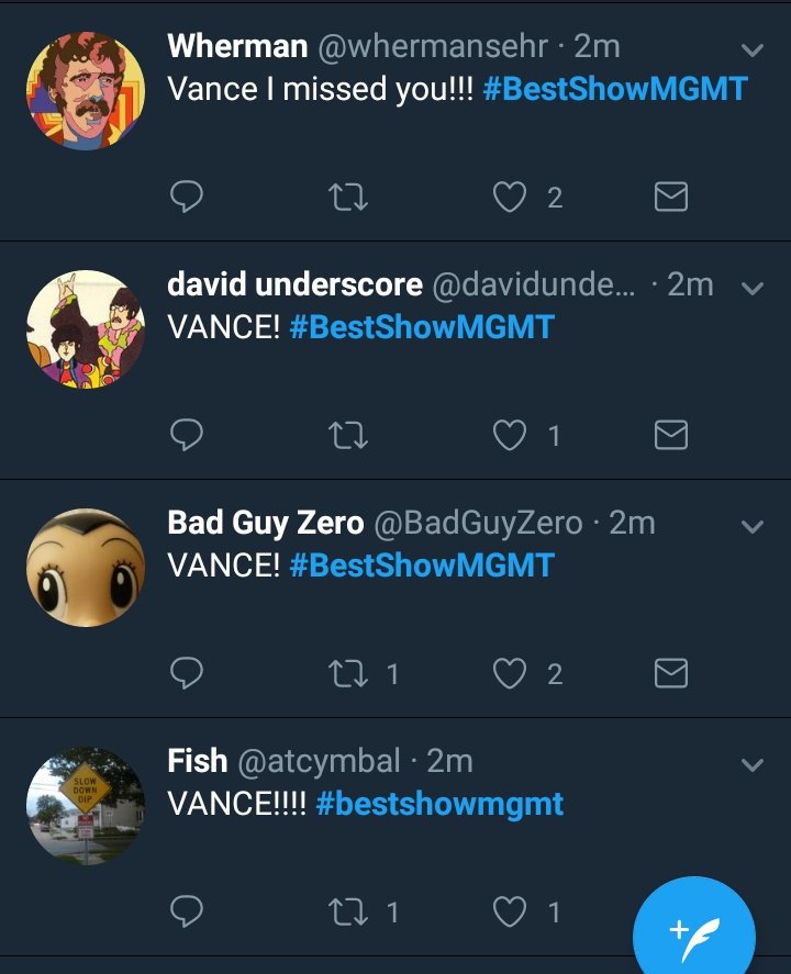ThatBothersMe2's tweet photo. #BestShowMGMT https://t.co/OWNHSPrIAu