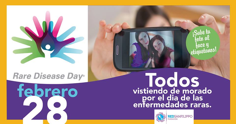 RedSanfilippo's tweet photo. Rare Disease Day - Feb 28 - Día Mundial de las Enfermedades Raras  RT
WEAR PURPLE / USA ALGO MORADO!
#showyourcare #sanfilipposyndrome @rarediseaseday @eurordis @RareDiseases @GlobalGenes @RedSanfilippo https://t.co/L7KbmPrzIe