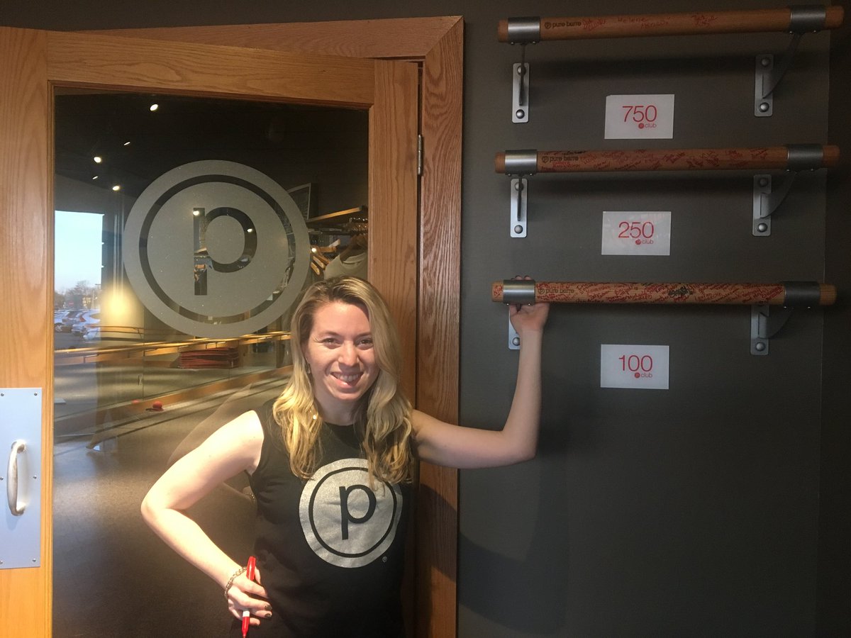 PureBarreOcean's tweet photo. Congrats to our own Caylie for hitting #100club!!!! Way to go! https://t.co/HDOWAK3iEG