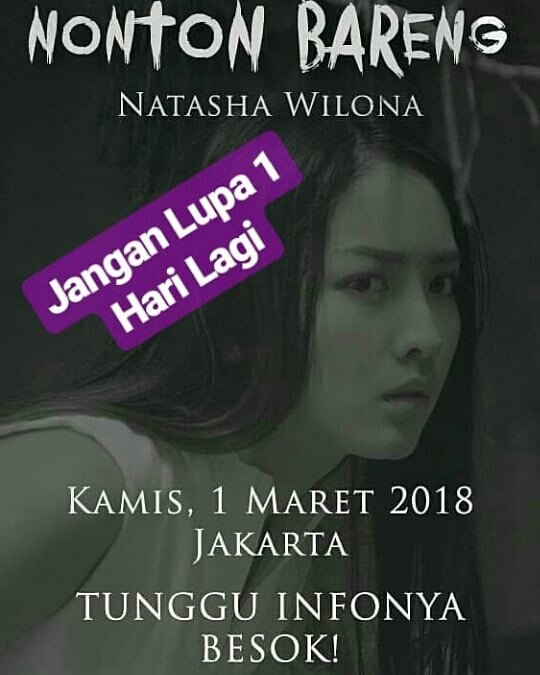 Haiiiii buat semuanya jgn lupa besok nonton Film Ninithowok ya bersama si Emeshhh <a href="/15natashawilona/">Natasha Wilona</a> Ayanknya <a href="/BramastaVerrell/">Verrell Bramasta</a> di tunggu di tungguuuu 🙏