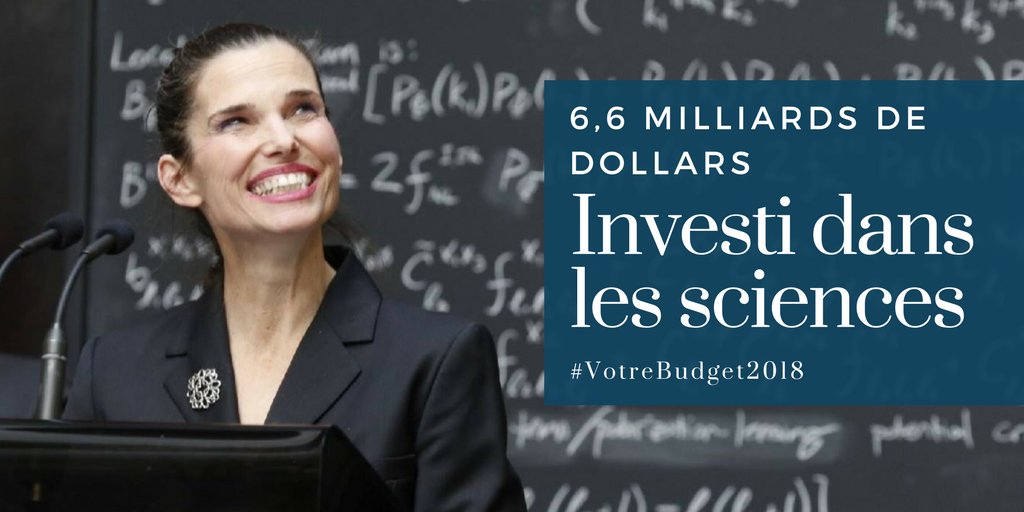 KirstyDuncanPhD's tweet photo. Un pays d'innovatrices et d'innovateurs. Une communauté scientifique qui représente la diversité du Canada. Une culture de curiosité fondée sur la science fondamentale. Voici l'avenir des #scican grâce à #VotreBudget2018. #Canadasoutientlessciences https://t.co/d6nsdF43G8