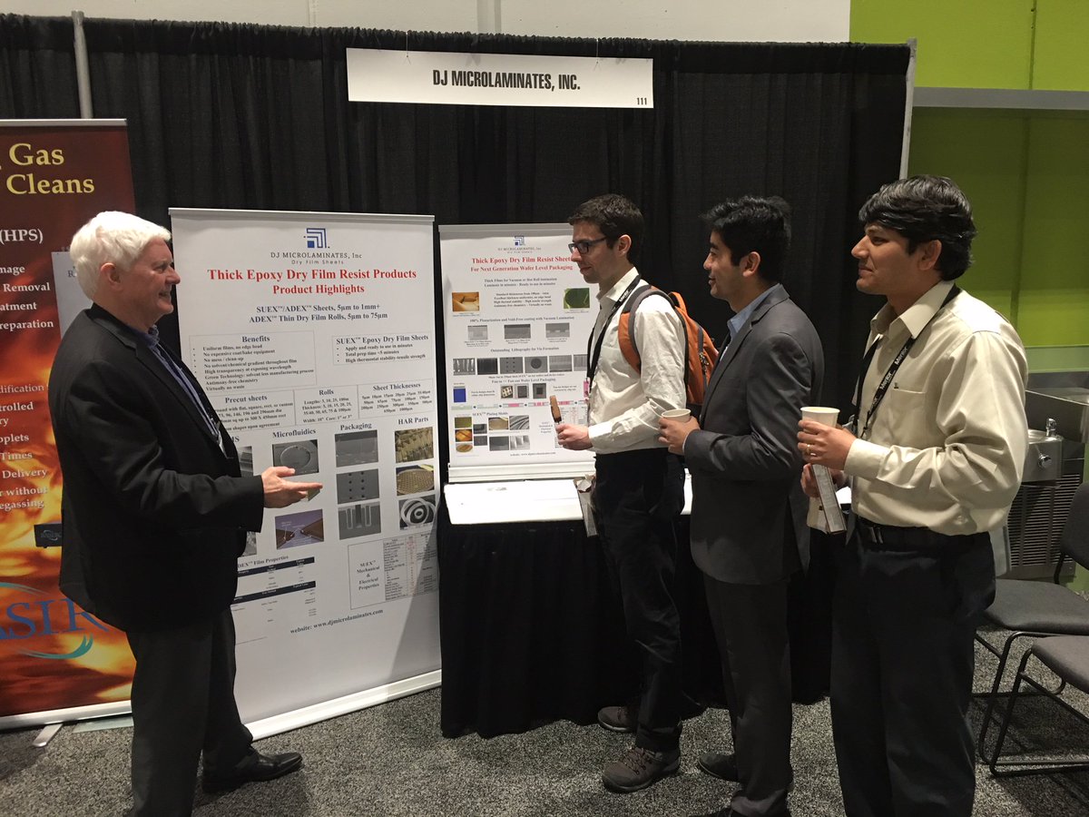 DJMicroLaminate's tweet photo. Don Johnson presenting to a group of #semiconductor engineers at #SPIElitho in #SanJose, CA https://t.co/4aUxhoMDgy