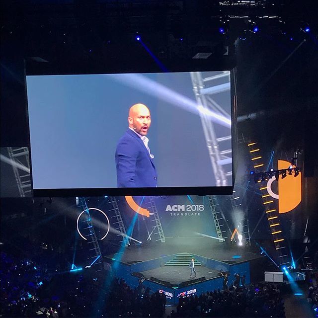 g33klady's tweet photo. Special guest at our all-company meeting? Keegan Michael Key of course! #ACMTranslate https://t.co/d4JTzwjXoT https://t.co/XA5xYBc4uM