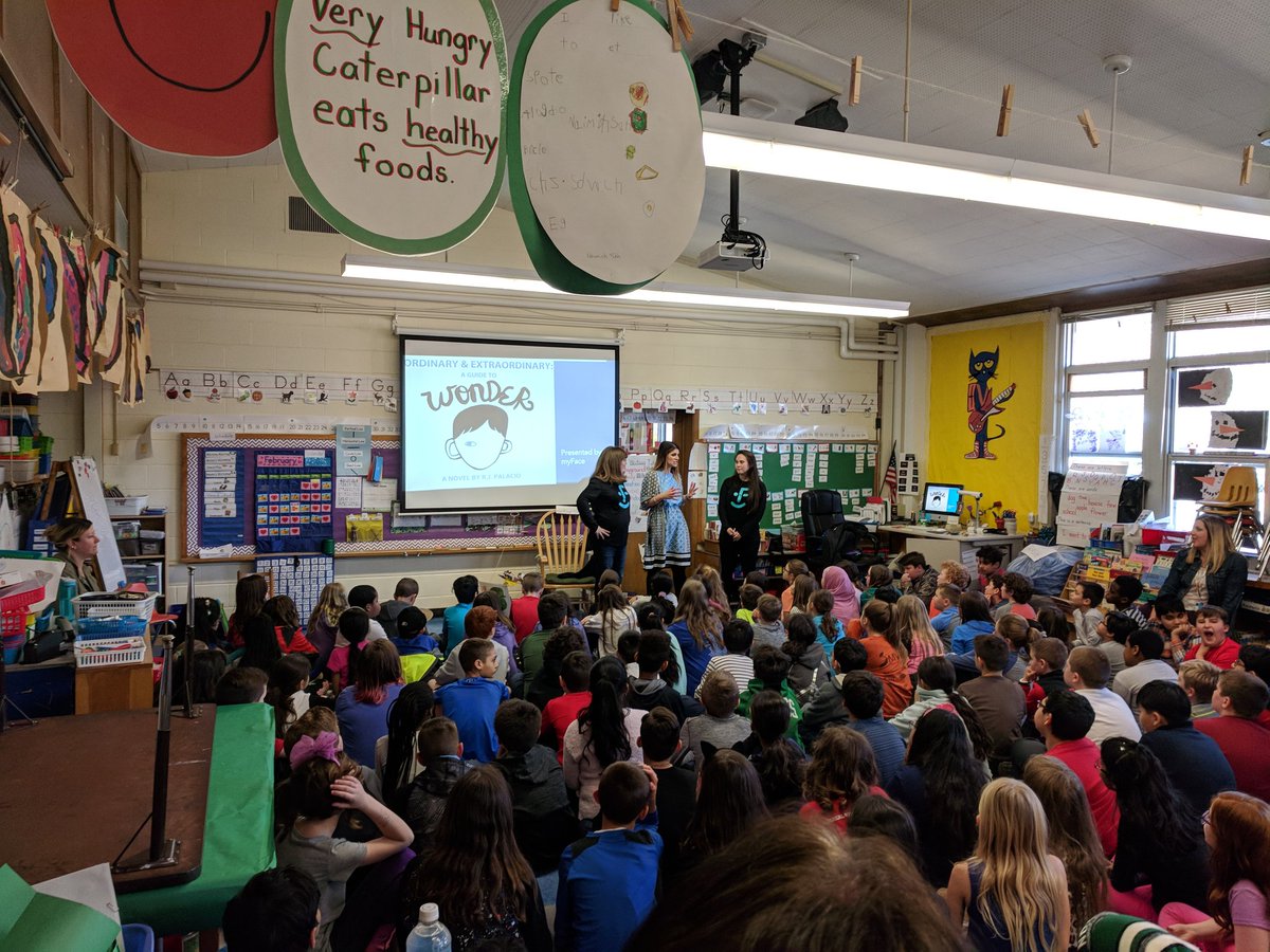 SingletonD_EdD's tweet photo. Thanks to the representatives from https://t.co/ESqmmqF4BM for paying a visit to GES. Nice connection to WONDER and great lessons learned about craniofacial conditions.  More importantly, lessons learned about KINDNESS and empathy. @GuilderlandCSD. Thanks GES Ts for coordinating. https://t.co/93QrYmwQa5