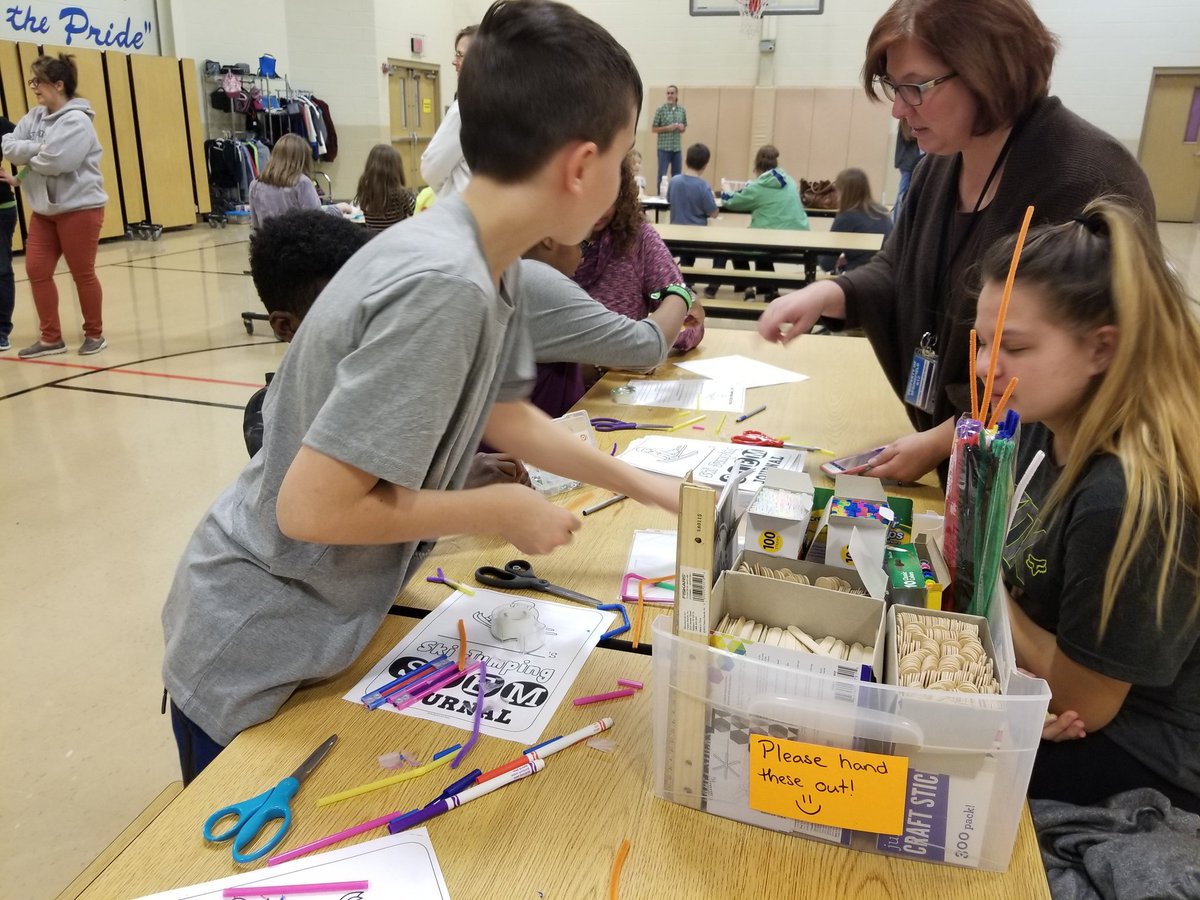 MrJoshuaKennedy's tweet photo. Students and teachers competing in the Winter Olympics at @WilsonsCreekInt STEAM Night.

@officialSPS #spslearning #steamsps #Olympics2018 https://t.co/W7skYcumrF