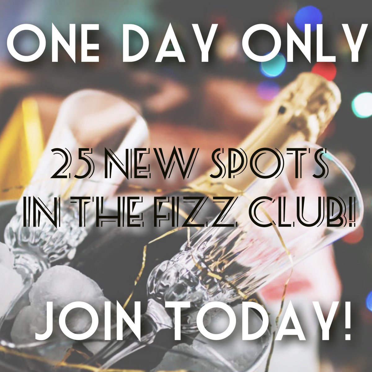 FizzInSac's tweet photo. Fizz fans! For one day only, join the #Fizz Club and get the same exclusive perks as the first 100 members did! Only 25 spots open - visit https://t.co/jCjlwkbG27 to join today! #FizzInSac #DOCO #Champagne #Sacramento #PopPop #RaisedOnChampagne https://t.co/Po2FoBudki