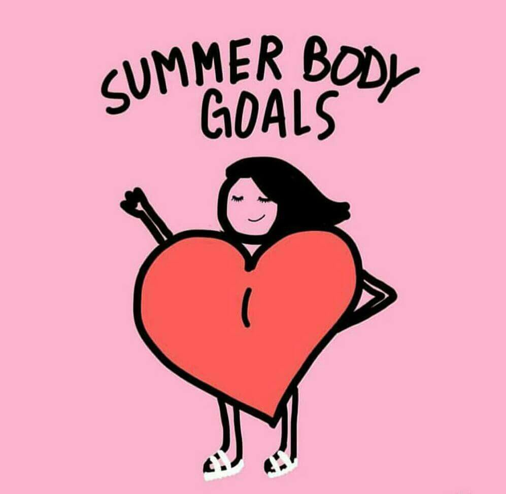 In honour of #NEDAwarenessweek we wish you all the best summer body goal: love yourself. #NEDAwareness #NEDAwarenessWeek #bodylove #selfcare #selflove