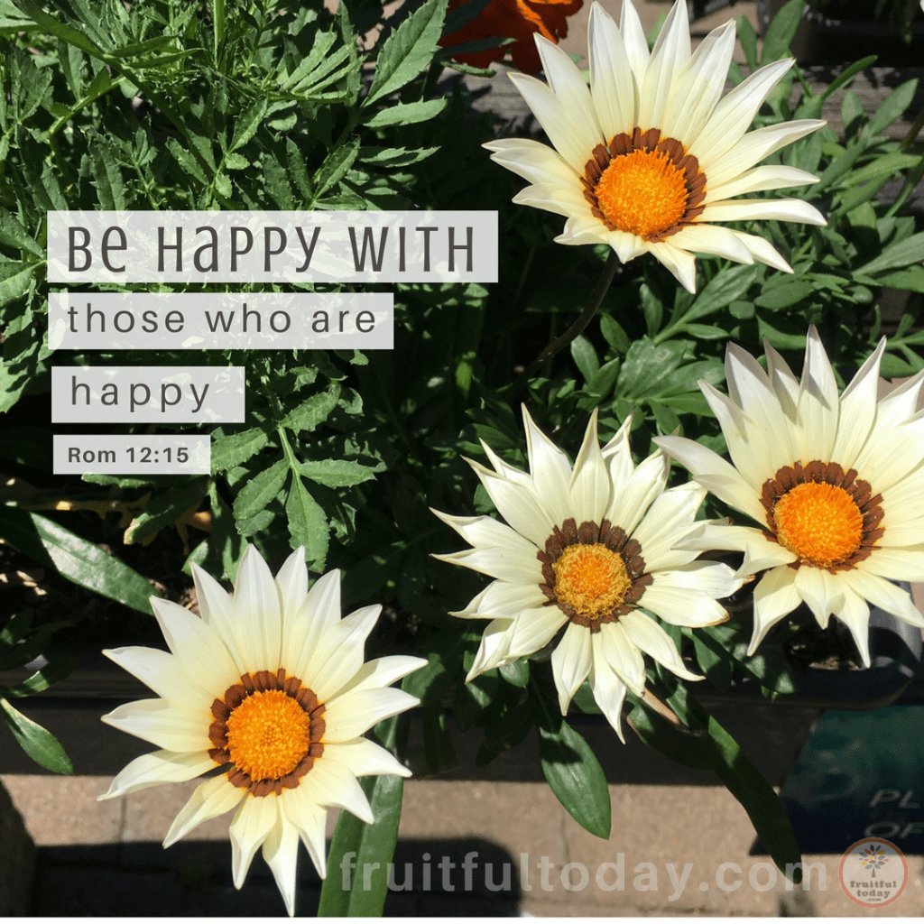 Be Happy With Those Who are Happy (Rom 12:15) fruitfultoday.com/be-happy-with-…