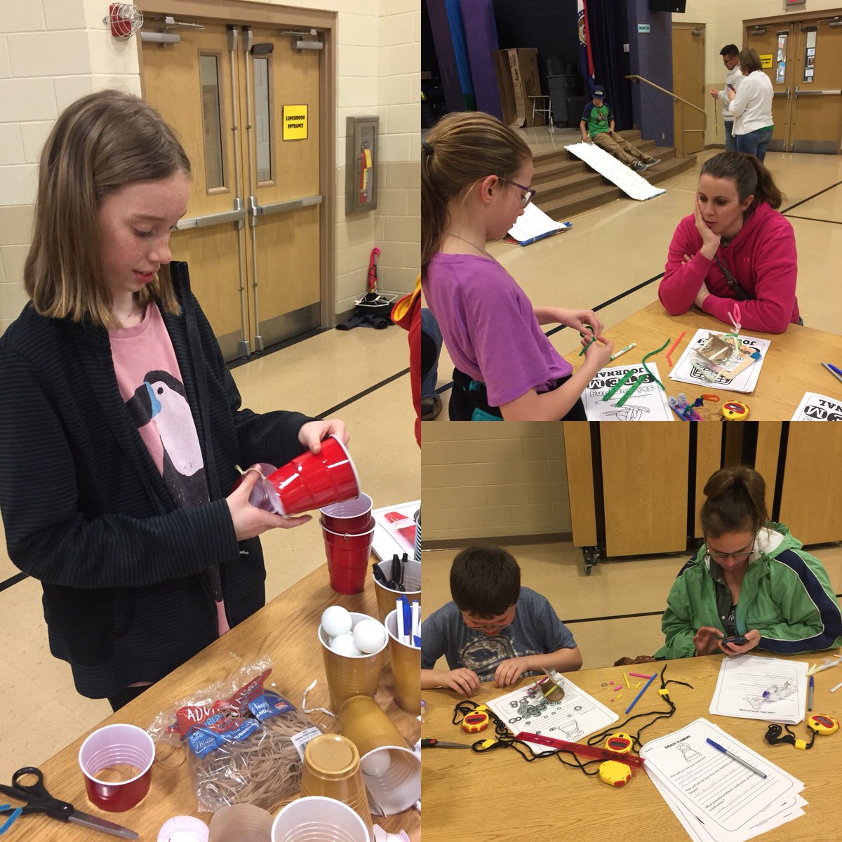 Dr_MAlbright's tweet photo. STEAM Night activities!! @WilsonsCreekInt @officialSPS #spslearning #steamsps https://t.co/mgxb37tGVC