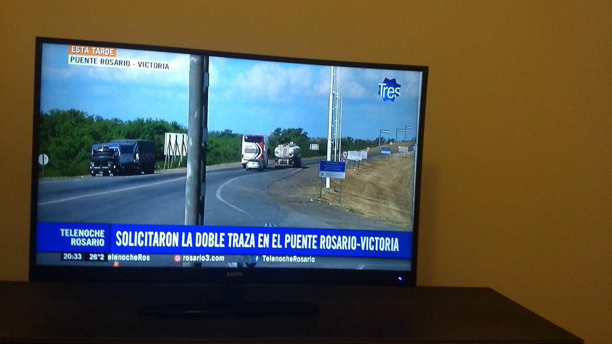 <a href="/elTresTV/">elTresTV</a> 
Ruta Nacional n174
#PuenteRosarioVictoria
