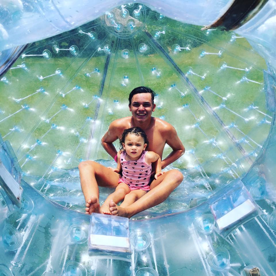 Our Zorbing attraction is safe for all family members! #comeplayinmelebay #wakeupinvanuatu #zorbing #vanuatu