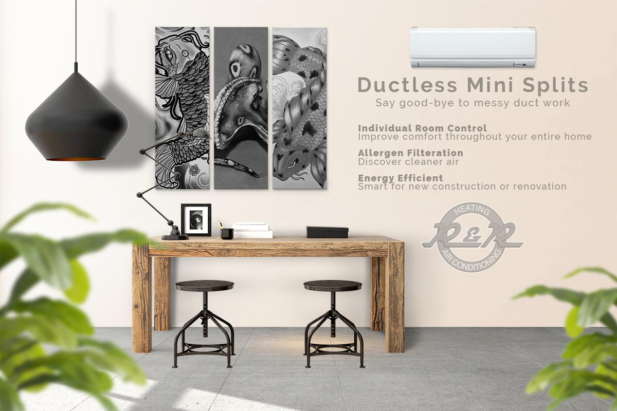 randrheating's tweet photo. Have you thought about going ductless? Discover the benefits of #ductlessminisplits on our website: https://t.co/aVOkbn3DBa https://t.co/F3CtBwuZVu