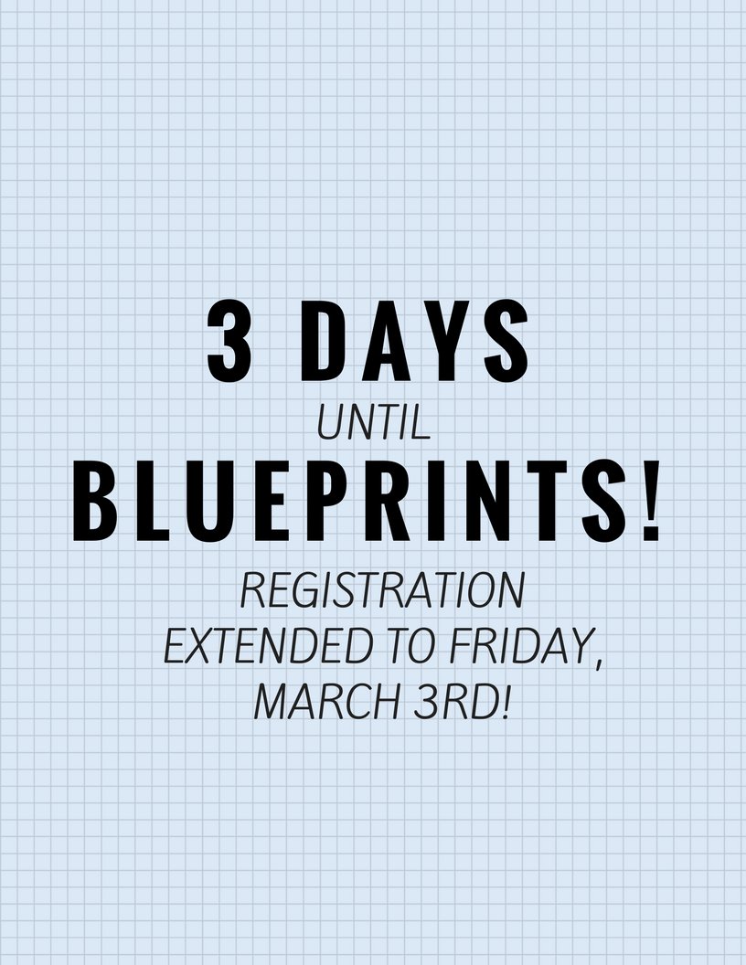 KU_PLCs's tweet photo. It's not too late to register for Blueprints. Registration EXTENDED to March 3rd. Reserve your spot today https://t.co/C6VlB7xW8M https://t.co/zP1TqRqZ8E