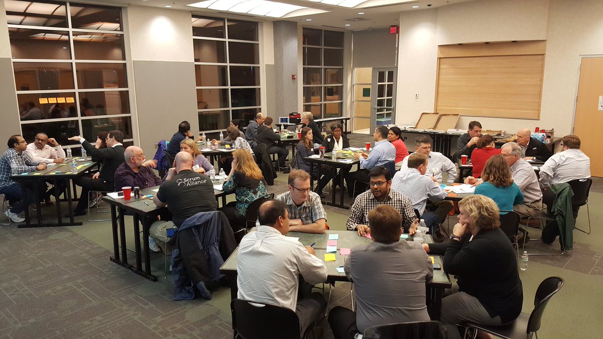 Scrum Master Shop Talk Lean Coffee Tables with <a href="/ScrumRVA/">ScrumRVA</a> <a href="/ScrumAlliance/">Scrum Alliance</a> <a href="/mvizdos/">~</a>