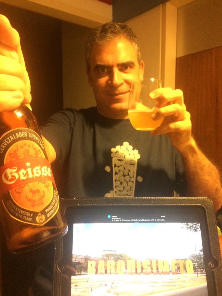 #7days7beers Día 2 con una #lager tipo #pilsen #cervezaartesanal de @cerveceriageisse del Estado Lara 🇻🇪 mil Gracias está riquísima ✌🏻