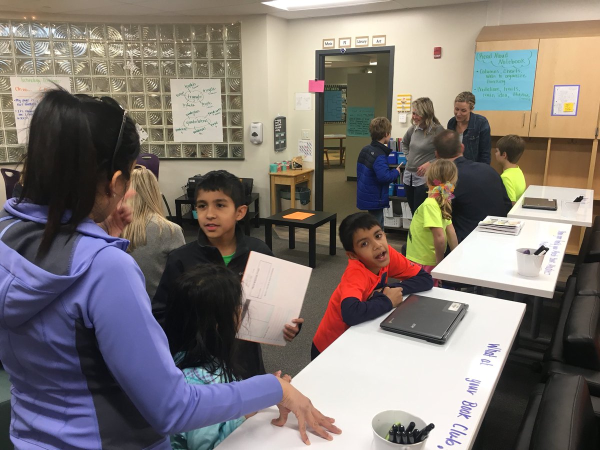 MrsMiller224's tweet photo. Thank you families for coming to Family Night tonight! Your children loved showing you all they have learned this year in third grade! https://t.co/XKiIF8jXtL