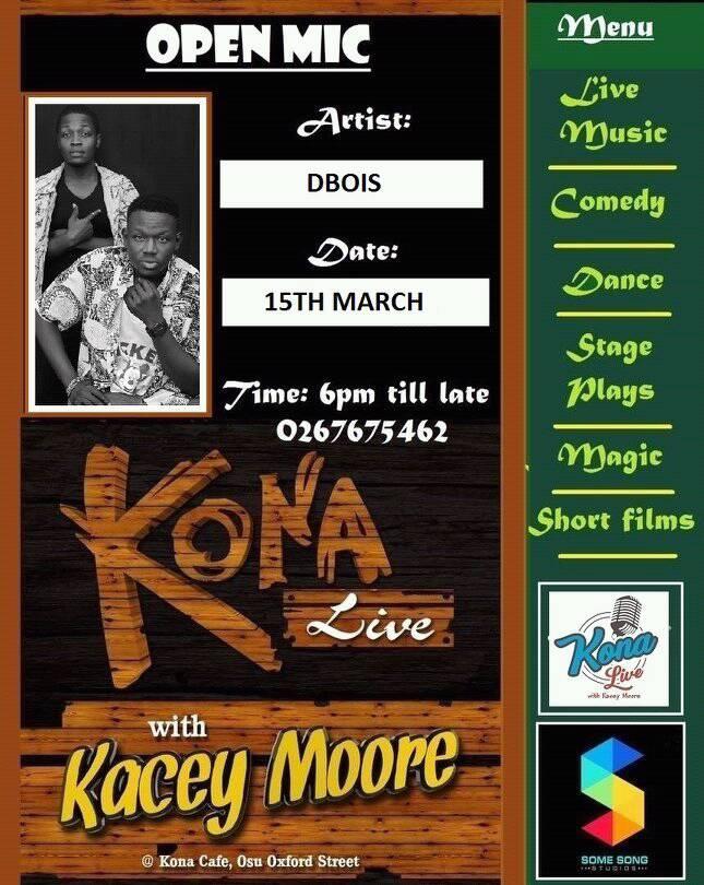 boisgh's tweet photo. Hello fans of Dbois ..come join us do the Jinja thing with #DJ NItro Dbois official DJ at the Kona Grilled cafe on the 15th of March 2018 ...it's gonna be lit 🔥🔥 so make sure you don't miss the action.... https://t.co/hvWnWUbNDN