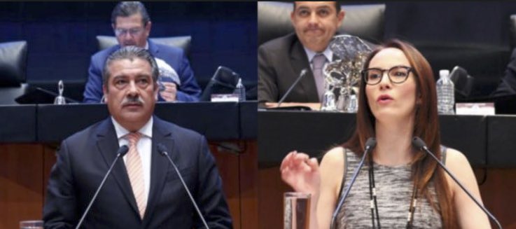 Oficialmente Gabriela Cuevas y Raúl Morón, se suman a los senadores de Morena; son ya tercera fuerza con 19 legisladores ow.ly/qbZj30iEQWZ