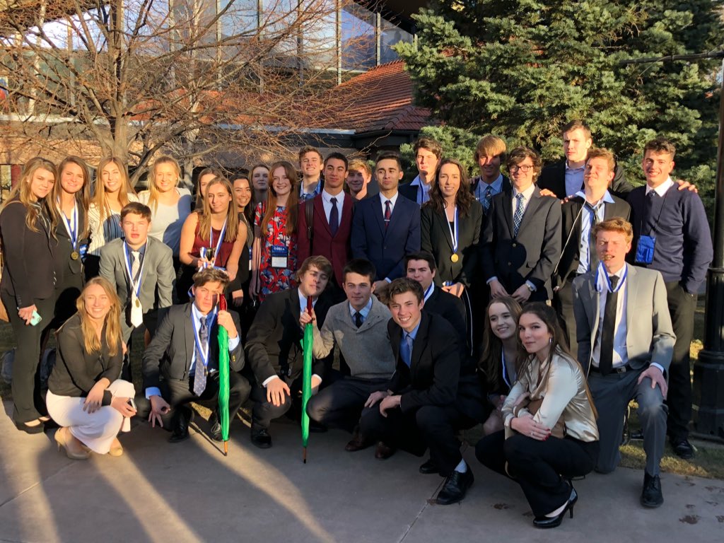 LyellLynne's tweet photo. Bo’s lookin good at DECA State! Way to represent @RMHSLOBOS https://t.co/ZfVmoQL51u