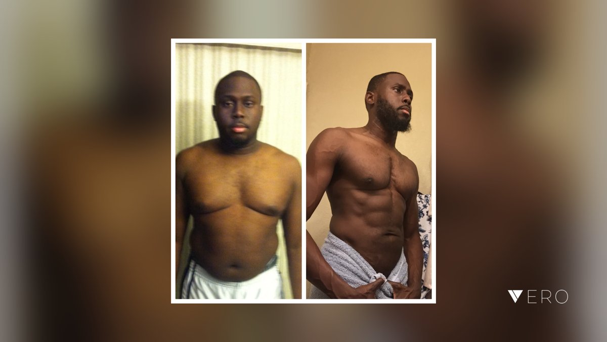 jelani82's tweet photo. 30yrs old vs 35yrs old. I may still have some insecurities but thank God I’m not where I used to be. I worked hard to be in best shape of my life and I’m NEVER gonna stop grinding. #TransformstionTuesday #EatCleanTrainDirty @VeroTrueSocial https://t.co/DdDqohfdqz
