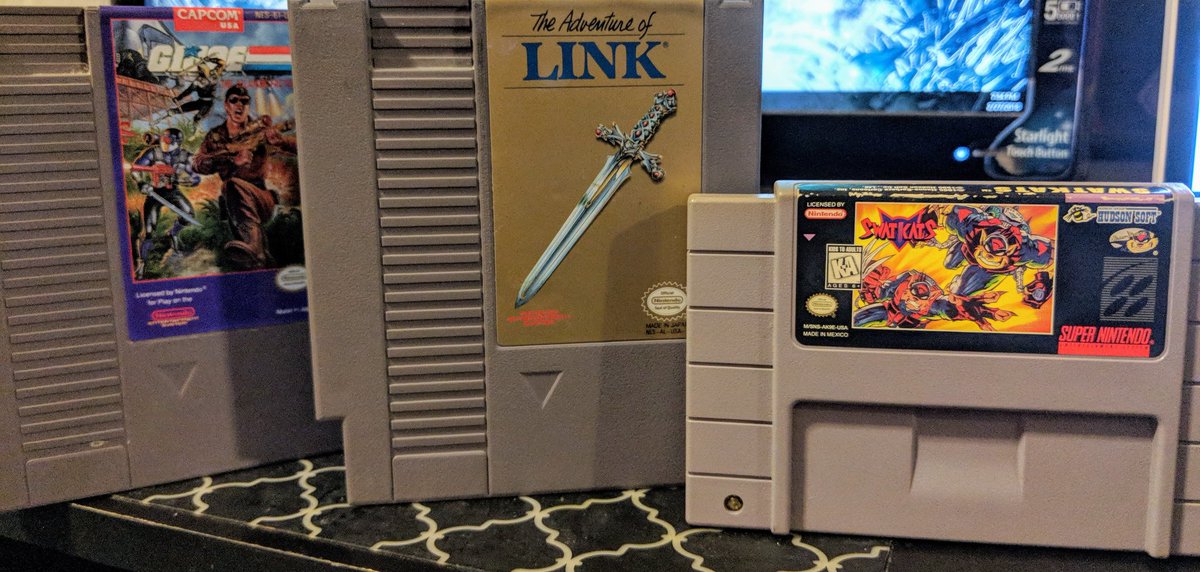 PrinceFelix's tweet photo. My line up. I'm ready to go in coach.
#twitch starts at 7:55 pm
https://t.co/RSxl7rIKJV
#twitchaffiliate #TwitchKittens #BestOfNes #NES #Nintendo #StreamersConnected #stream #RetroGaming #retrogamer https://t.co/urRjJp9kma