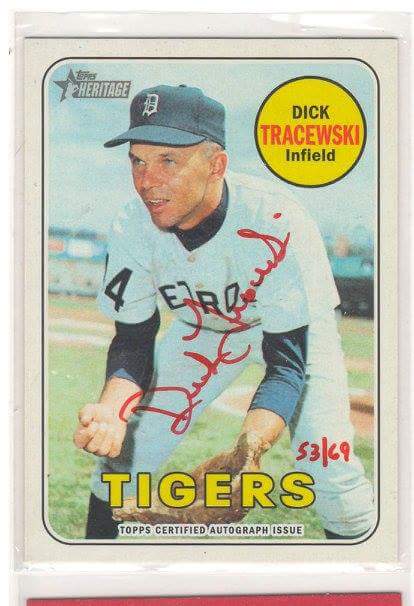 freehan11's tweet photo. WOW! Someone in Tigers Facebook group pulled this from #2018ToppsHeritage ... 🐯⚾️ @Topps @tigers #69Topps https://t.co/Je2bTlldw1
