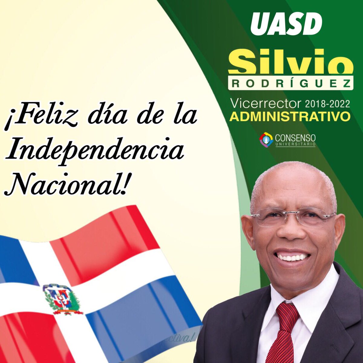 SilvioRodUASD's tweet photo. “Mas Quisqueya la indómita y brava
Siempre altiva la frente alzará;
Que si fuere mil veces esclava
Otras tantas ser libre sabrá”.
¡Feliz Día de la Independencia Nacional!
#VicerrectoríaAdministrativa
#Vicerrector #UASD #Uasdiano #SilvioRodriguez #NinoFeliz #DionicioHernandez https://t.co/Ex7cIW4t1O