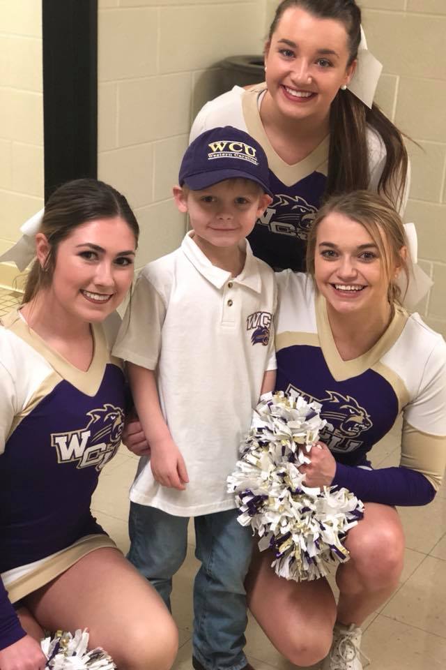 We always love seeing young Catamount fans in Cullowhee! #greatparenting #ilovewcu