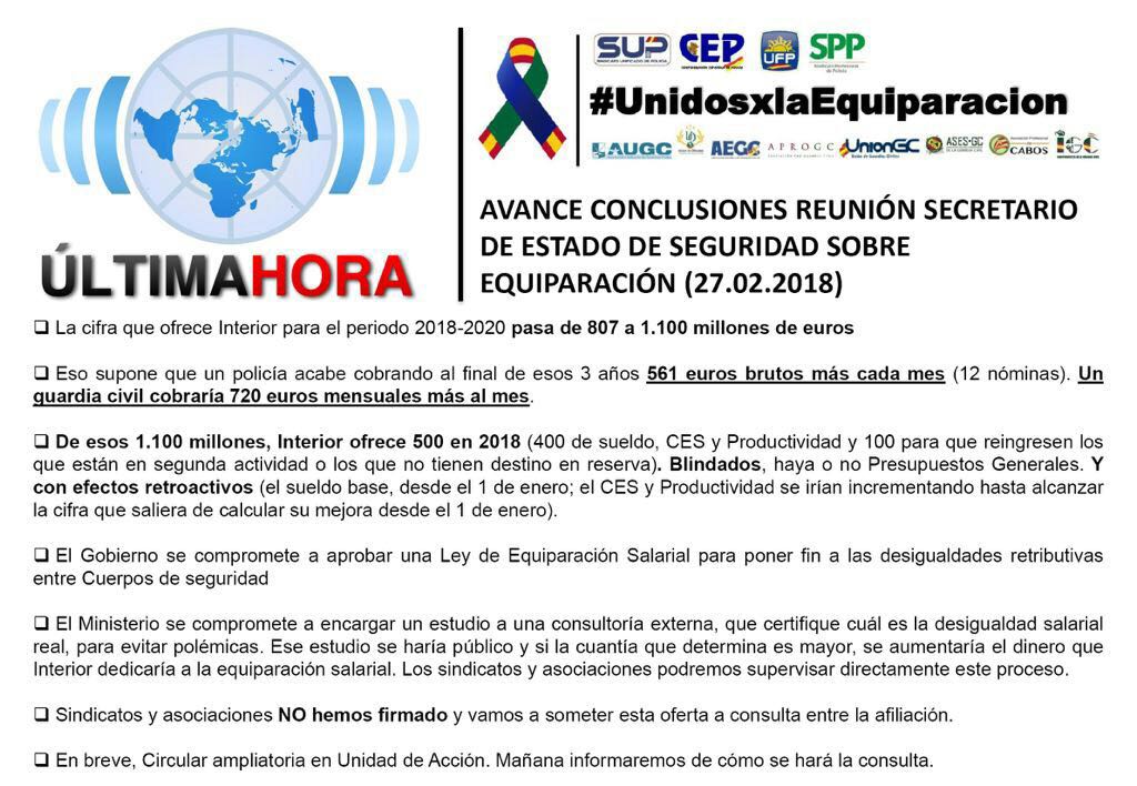 ASIGC_'s tweet photo. ASIGC PROFESIONAL, NO APOYA LA FIRMA DE UNA SUBIDA SALARIAL, POR PARTE D LAS ORGANIZACIONES REPRESENTATIVAS
SÓLO APOYAREMOS LA FIRMA DE LA #EquiparacionYa, TOTAL Y COMPLETA,SIN PÉRDIDA DE DERECHO SOCIO-LABORAL ALGUNO Y Q SE INCLUYA EN EL COMPLEMENTO ESPECÍFICO GENERAL
.@jusapol https://t.co/DRJp0W5NYM