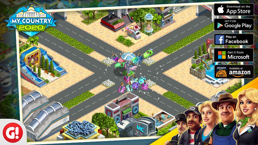 Check out my city in 2020: My Country! Play now and build a city of your dreams! #MyCountry2020