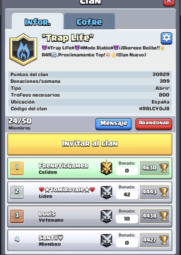 TRAeSportsARG's tweet photo. Nuevo clan de un amigo! Con ancias de crecer dia a dia! Entrar de lleno al competitivo y ahora necesitan de su ayuda! Todos son bienvenidos!! 💪🏻💪🏻 RT se agradece y sera devuelto 👏🏻 https://t.co/6Cda0ACDjN