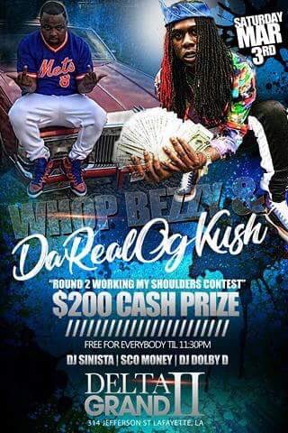 DaRealOGKush's tweet photo. “Saturday Night #DeltaGrand2 @wncwhopbezzy &amp; @DaRealOGKush Live In Concert” https://t.co/COfISi17Wy