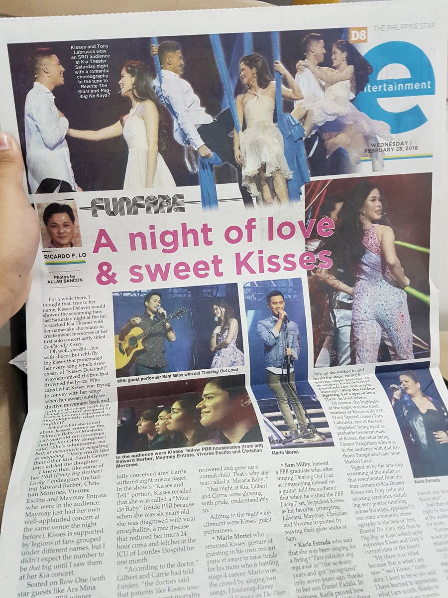chinodelavin's tweet photo. Grabbed myself a copy of Philippine Star's newspaper today! Beautifully written! Thanks Sir Ricky Lo! https://t.co/HJvjFp0k1d
