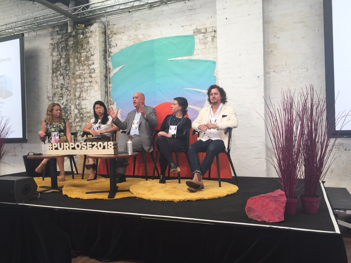 DonDunstan's tweet photo. New-school Corporate Responsibility panel @purpose_do https://t.co/1r1f8noLKB