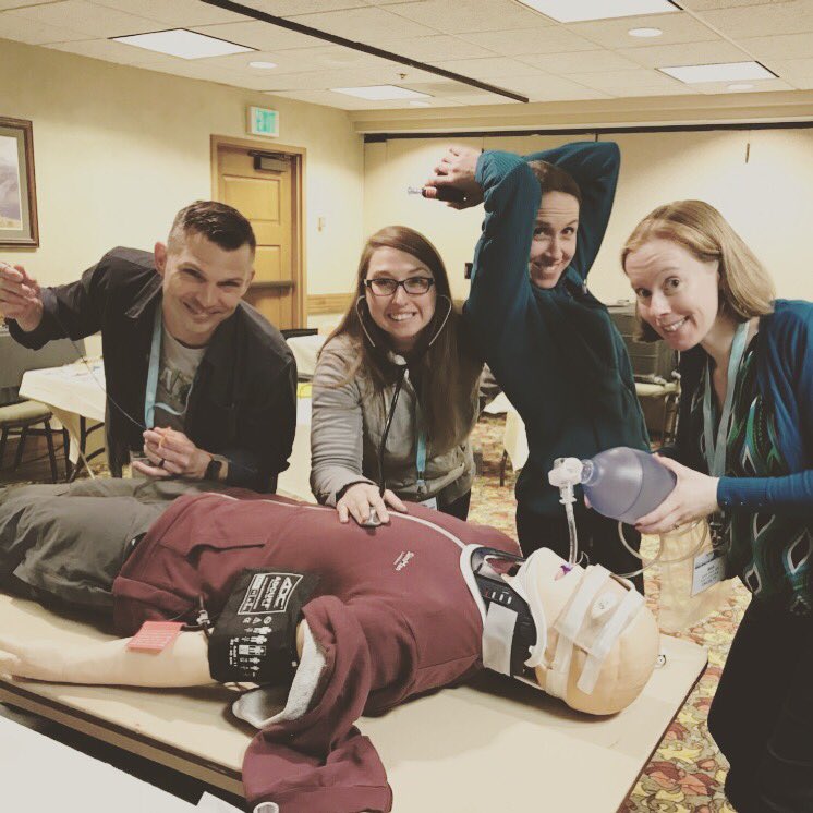 ALMannixMD's tweet photo. SimImmersion Day 3: Trauma team to the rescue with #SimMan3G

#Reboa #EasyIO #laerdal 
#Simulation #SimFellow #Fellowship #RMWC18 @rockymtnem @SHockEMSim https://t.co/Geq4DLH57l
