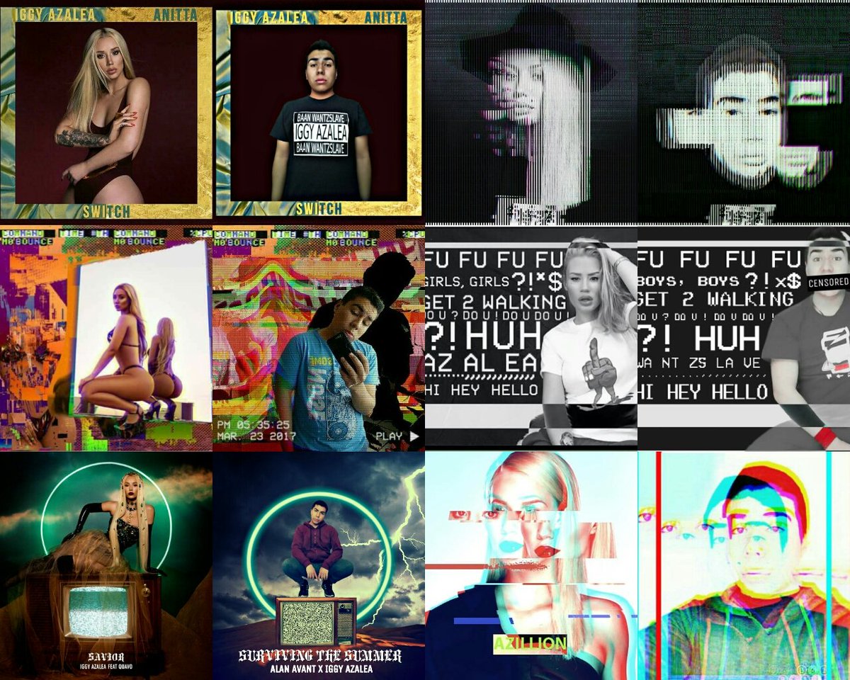 alanavant's tweet photo. @IGGYAZALEA #Switch #DigitalDistortion #MoBounce #HIHEYHELLO #SAVIOR #SURVIVINGTHESUMMER #AZILLION 💖💜 @IGGYAZALEA https://t.co/4bqTA04U5R